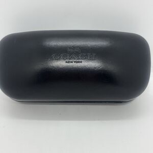 COACH BLACK LARGE AUTHENTIC SUNGLASSES EYEGLASSES HARD CASE